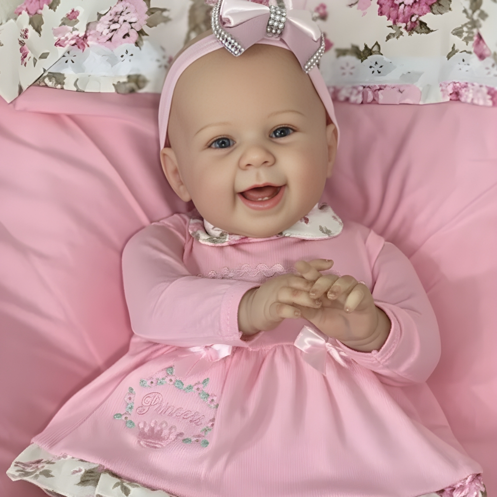 Bebê Reborn Menina Realista Toma Banho Enxoval Co