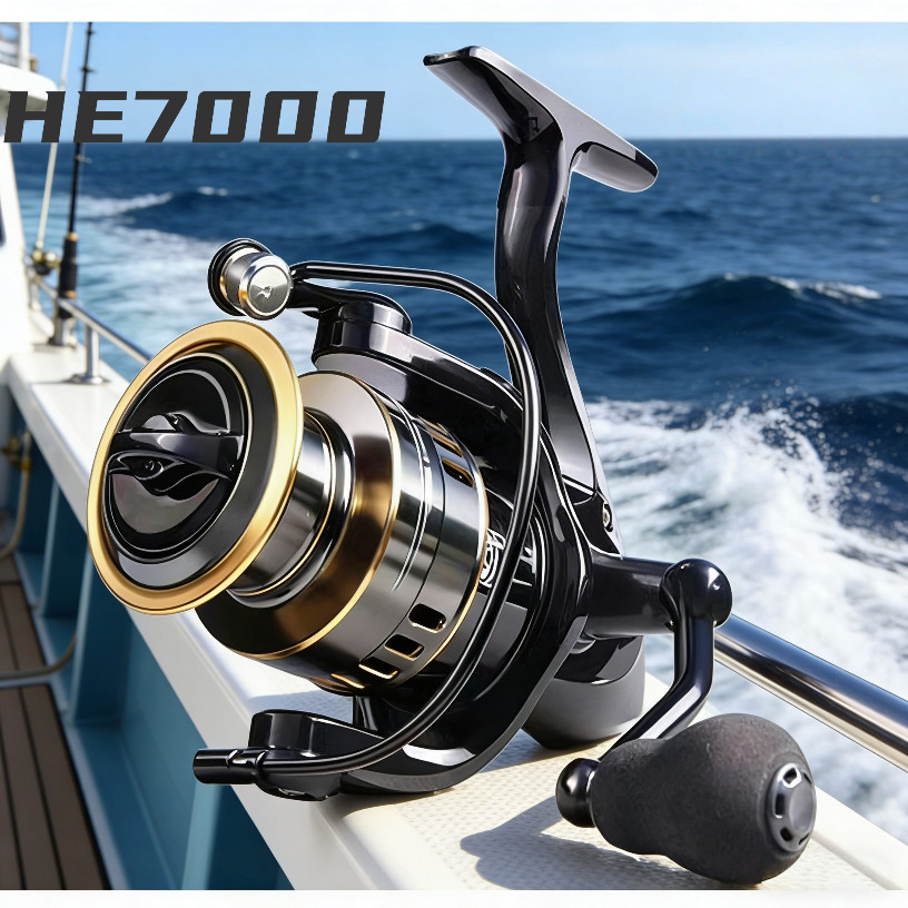 Carretel Giratório HD7000 10kg De Pesca Com Capac