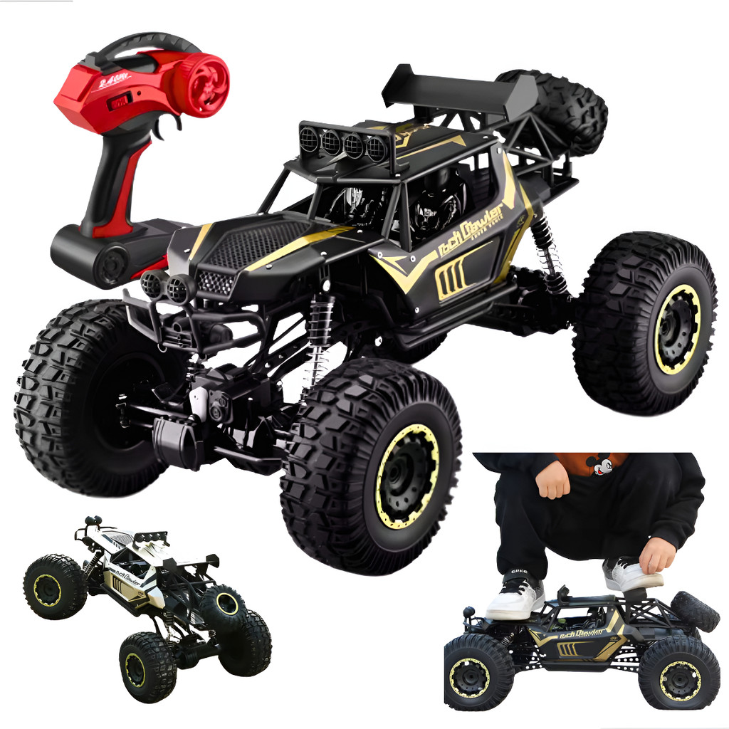 Carrinho Rc 4×4 Jeep Controle Remoto Gigante 