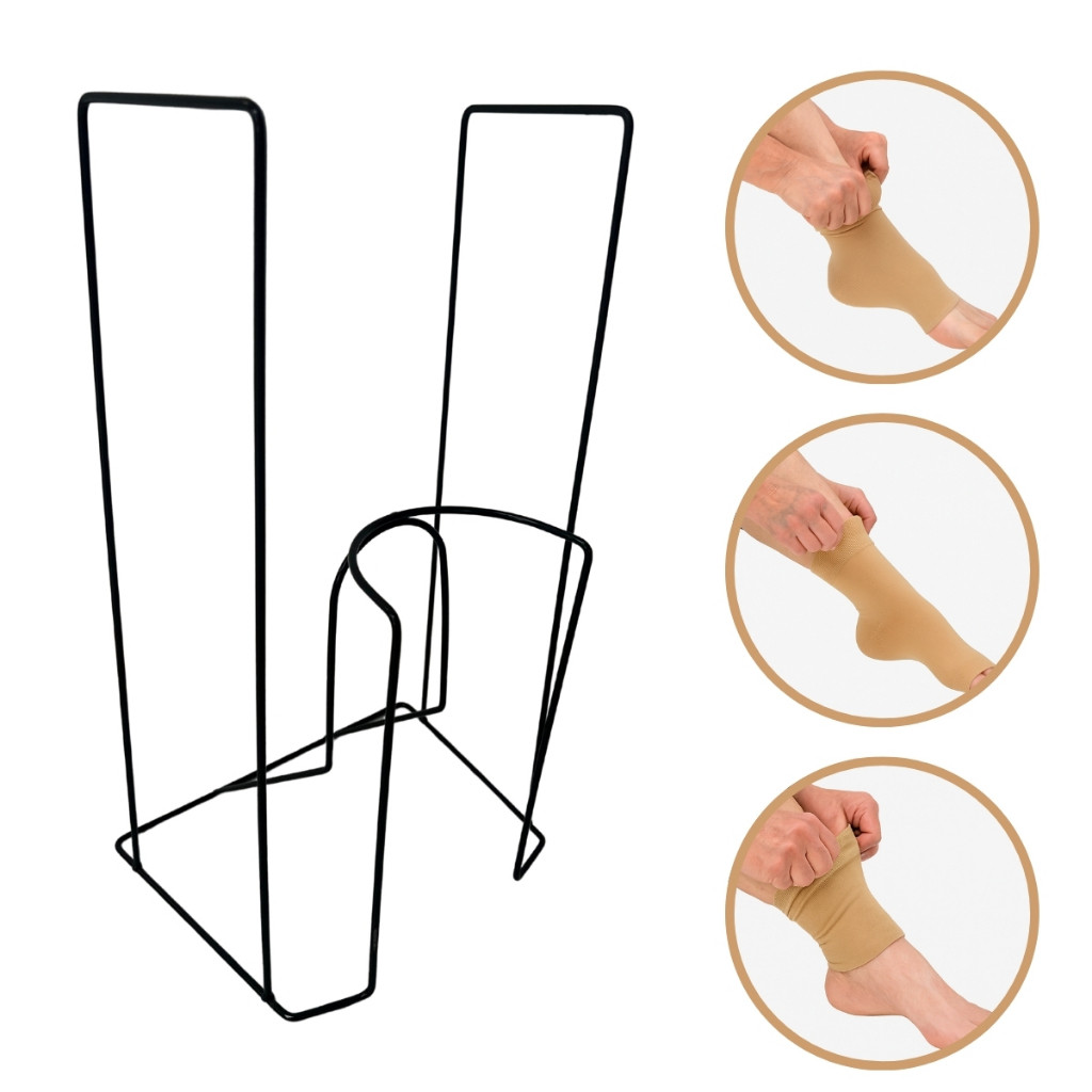 Suporte Calçador Para Meia Elástica Ortopédica 