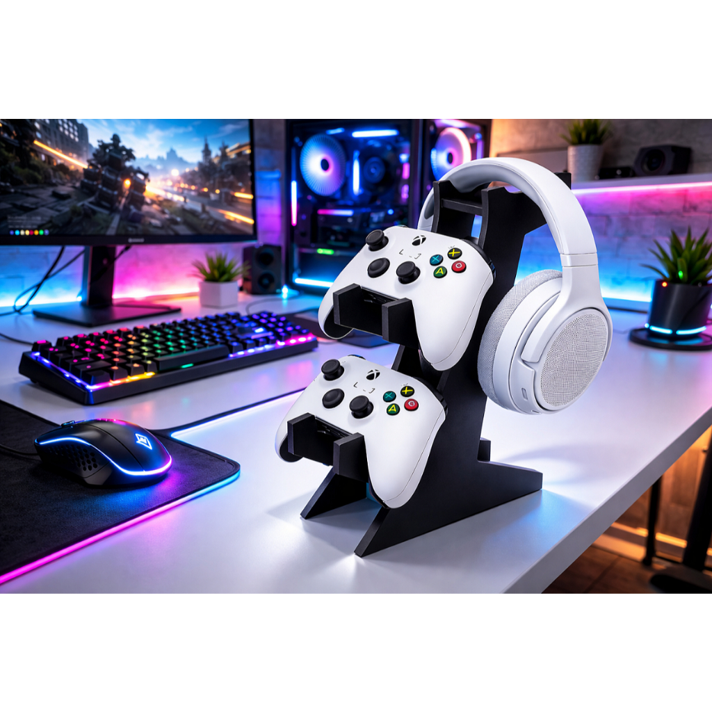 Suporte Gamer Porta Controle Videogame Para Ps4 Xb