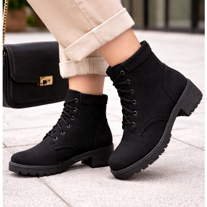 Bota Coturno Feminina Blogueira Tratorado Platafor