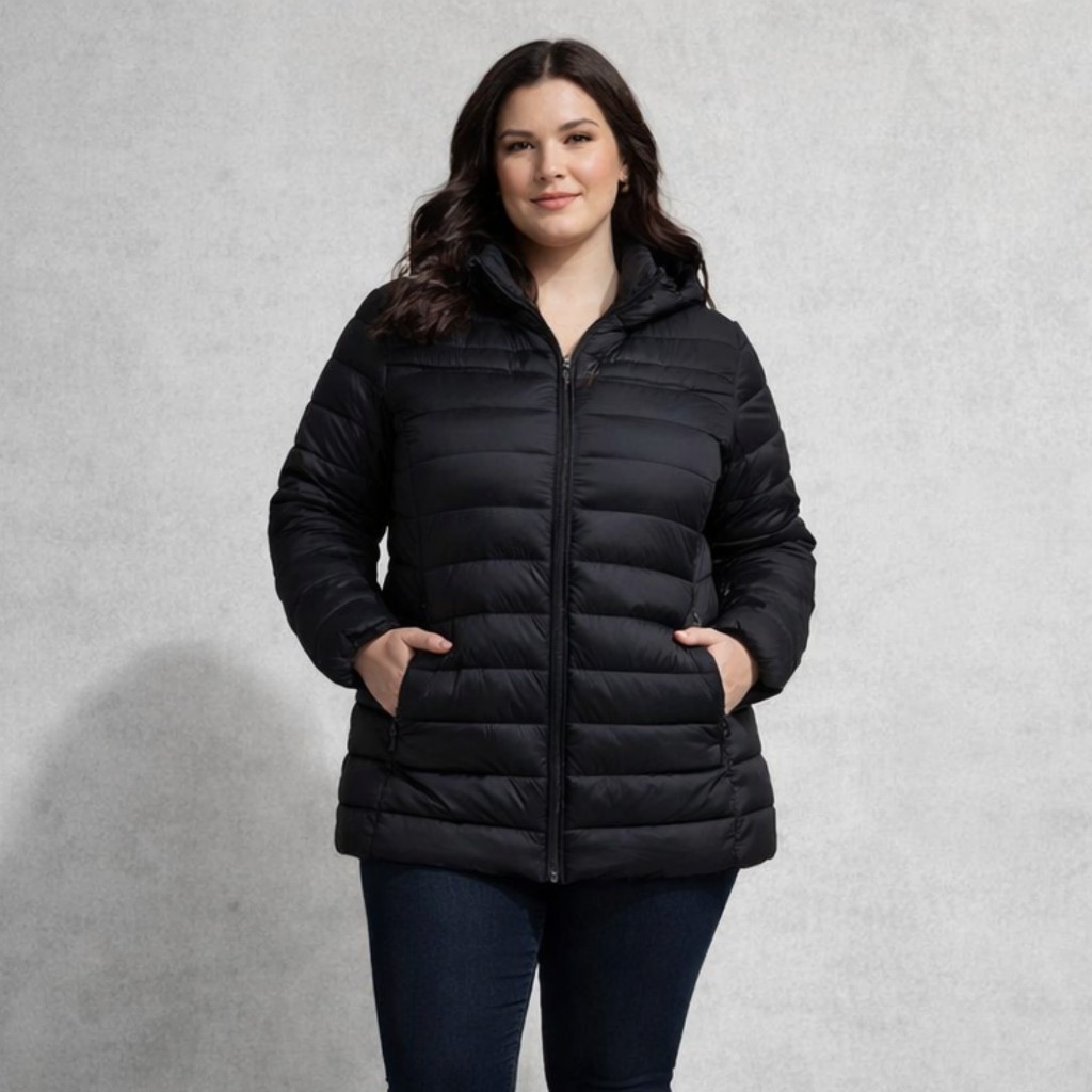 Jaqueta Puffer Bobojaco Feminina Plus Size Grande 