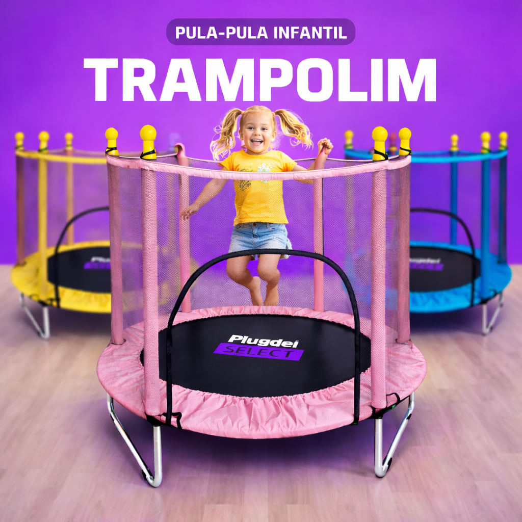 Pula Pula até 150kg Cama Elástica Trampolim Infa