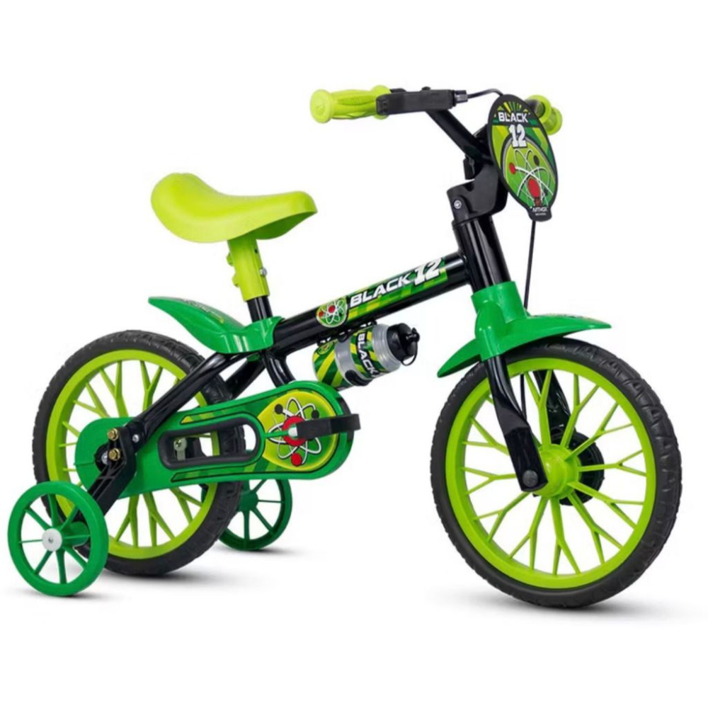 Bicicleta Infantil Aro 12 Nathor Completa com Rodi