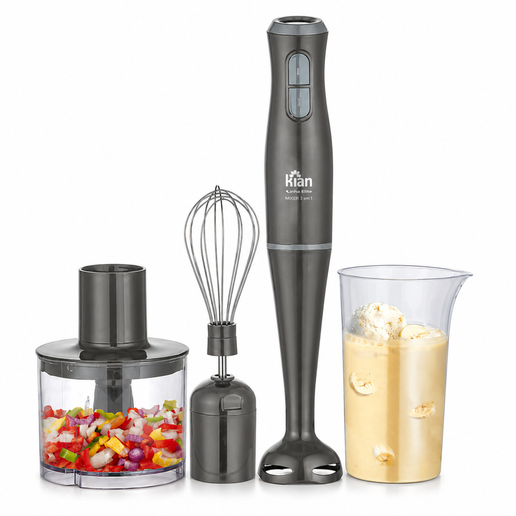 Mixer 350W 3 em 1 Misturadora Triturador Fuet Proc