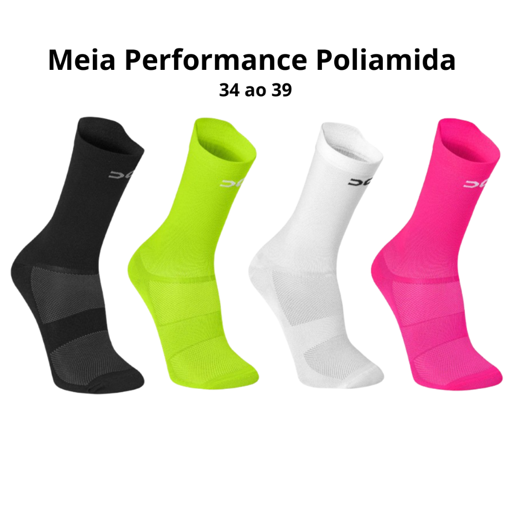 Meia Esportiva Corrida Poliamida Adulto 3D Respir�