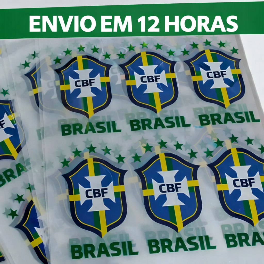 TERMOCOLANTE DTF TÊXTIL ESTAMPA Brasil Seleção 