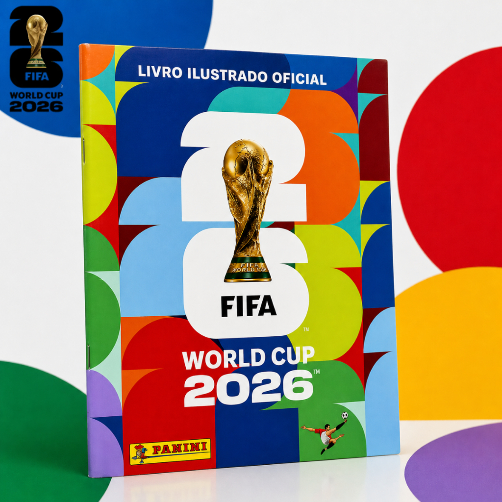 Álbum Copa Do Mundo Oficial Panini Fifa 2026 Capa