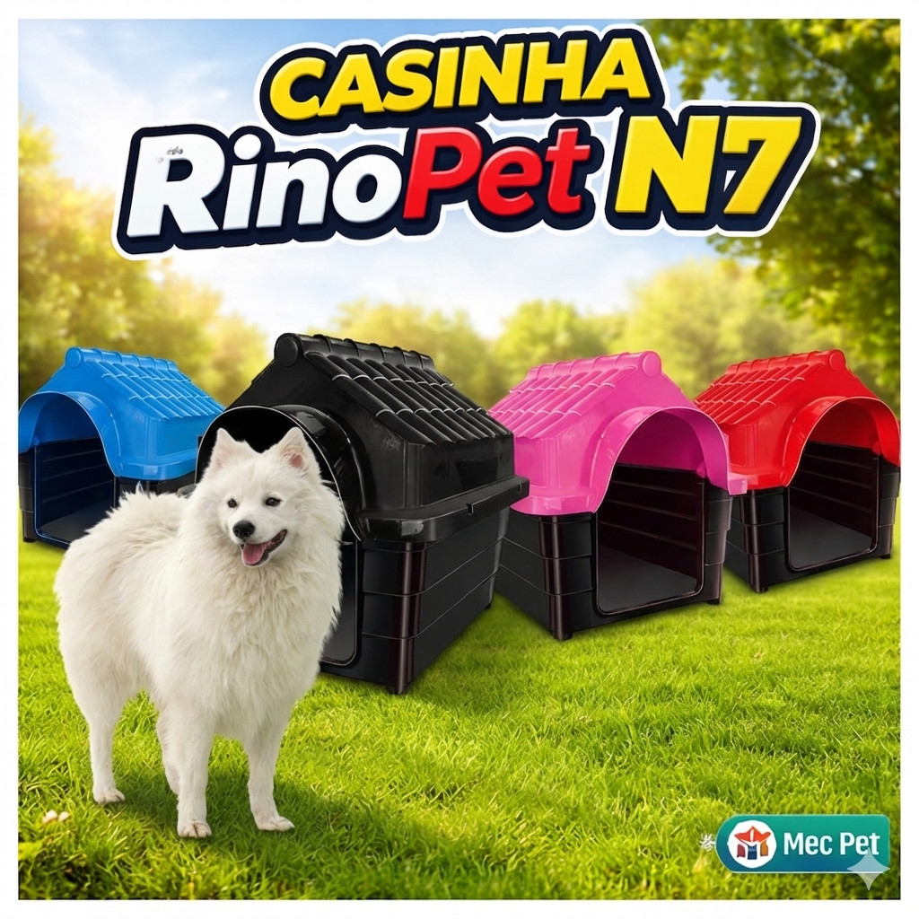 Casa Casinha Plastica De Cachorro Cães N7 Desmont