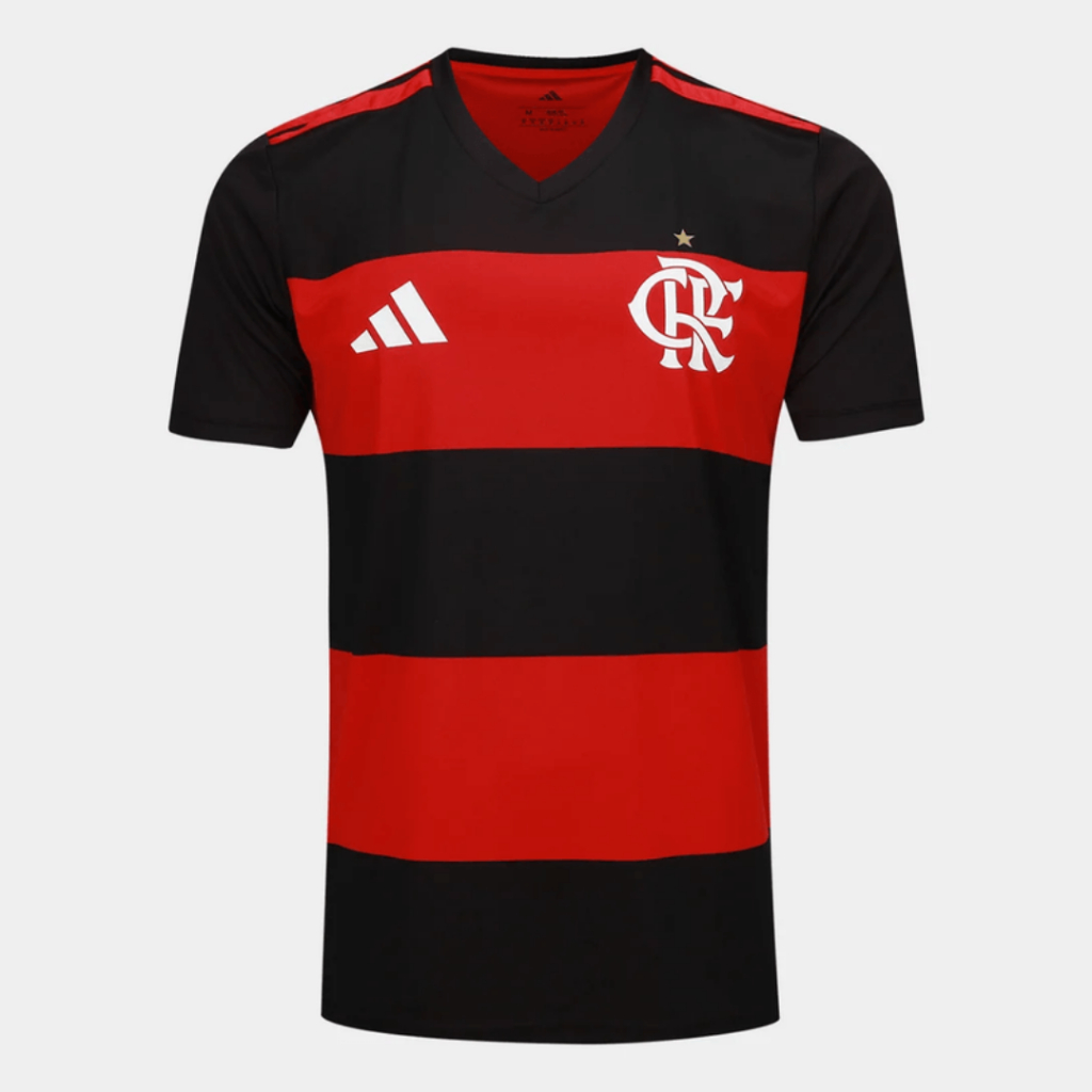 Manto Flamengo Masculina Fanshirt Jogo 1 Adidas 20