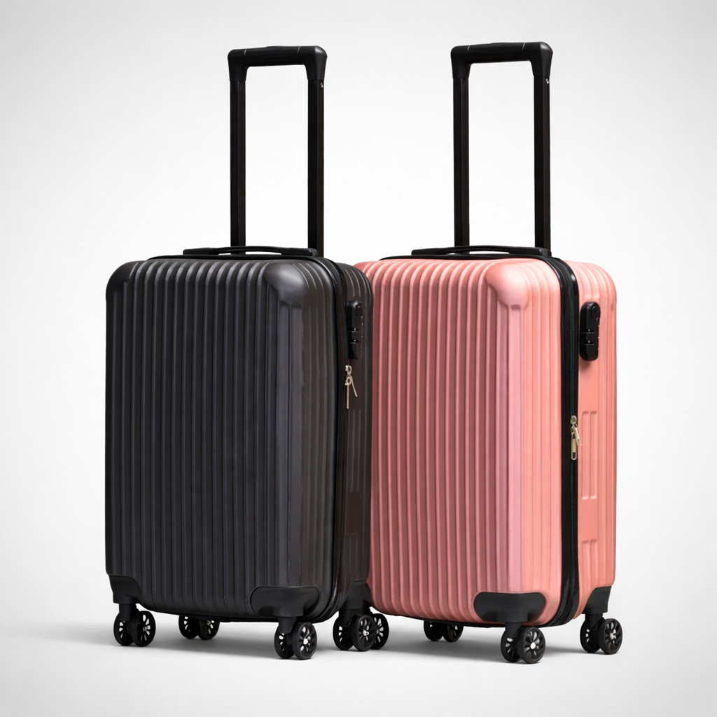 Kit 2 Malas de Viagem Pequena de Bordo RZNL com ro