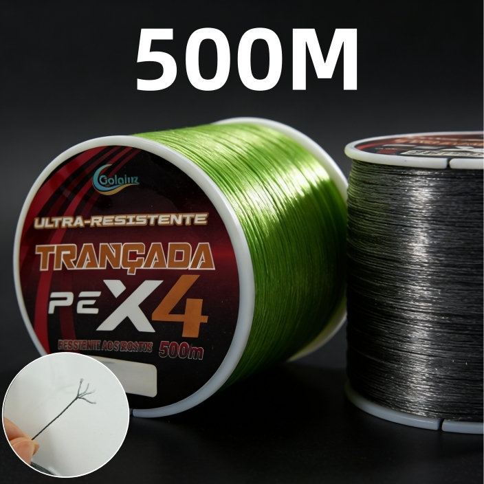 100m/300m/500m Linha De Pesca Multifilamento Verde