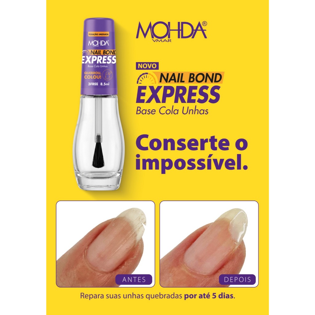 Base Cola Unha – NAIL BOND EXPRESS Mohda 