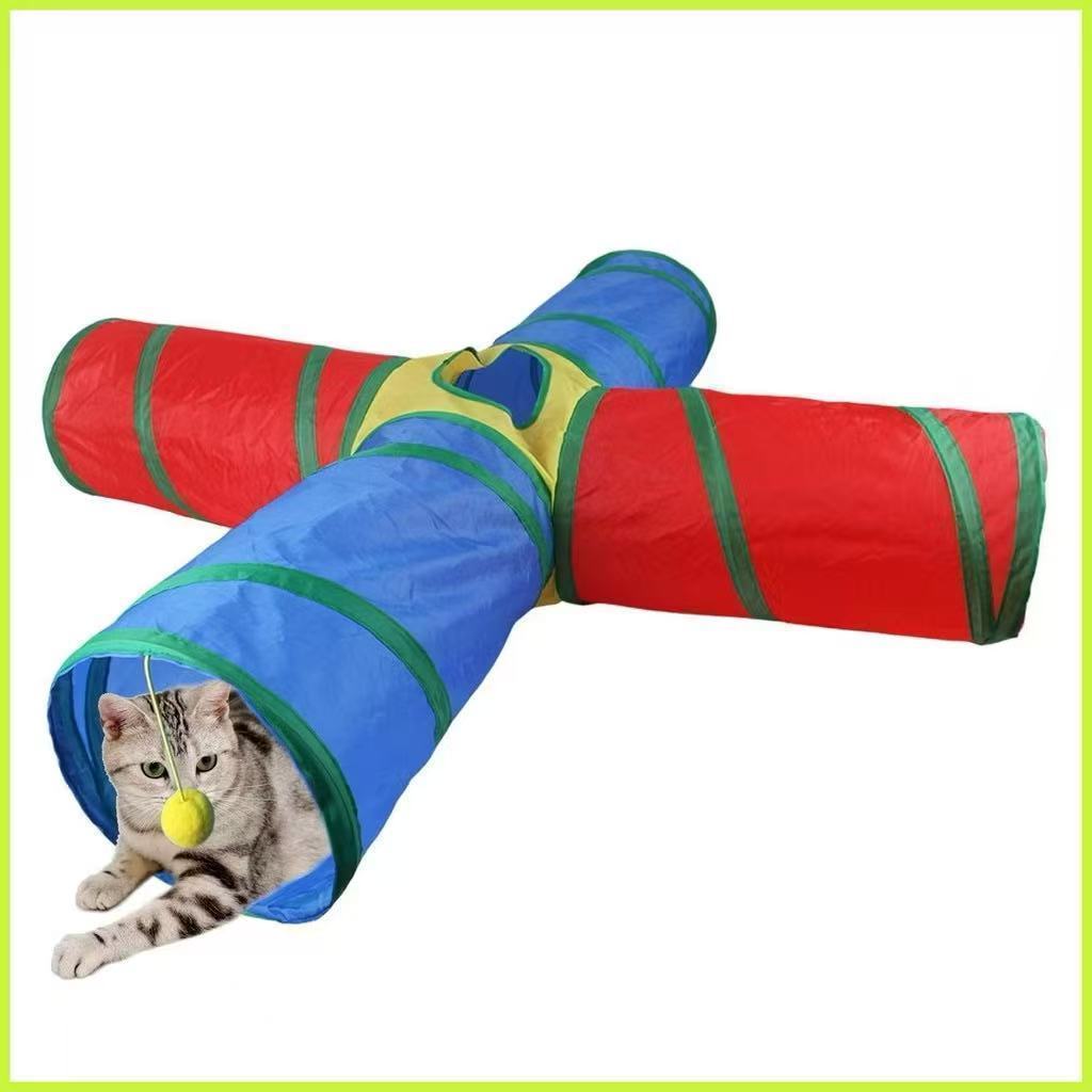Túnel Labirinto Para Gatos Interativo Brinquedo P