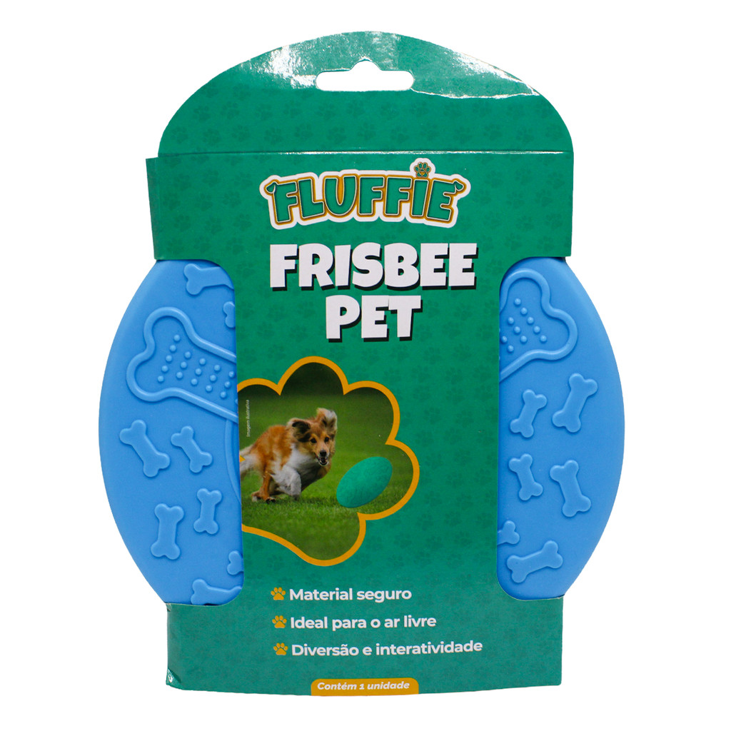 FRISBEE PET PLASTICO TPR (18,5CM X 1CM)