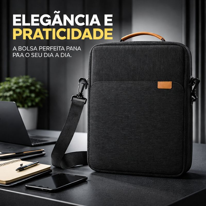 Bolsa Para Tablet e Notebook 13 Impermeável Alça