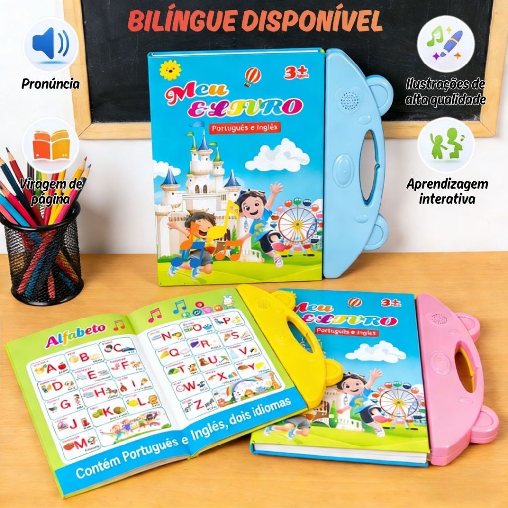Livro Interativo com Som Bilingue Português/Ingl�