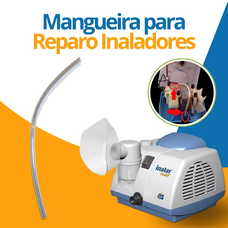 Reparo interno mangueira para nebulizado Inalar/Or