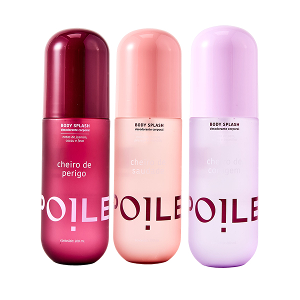 Kit Body Splash: Perigo, Saudade e Coragem (200ml 