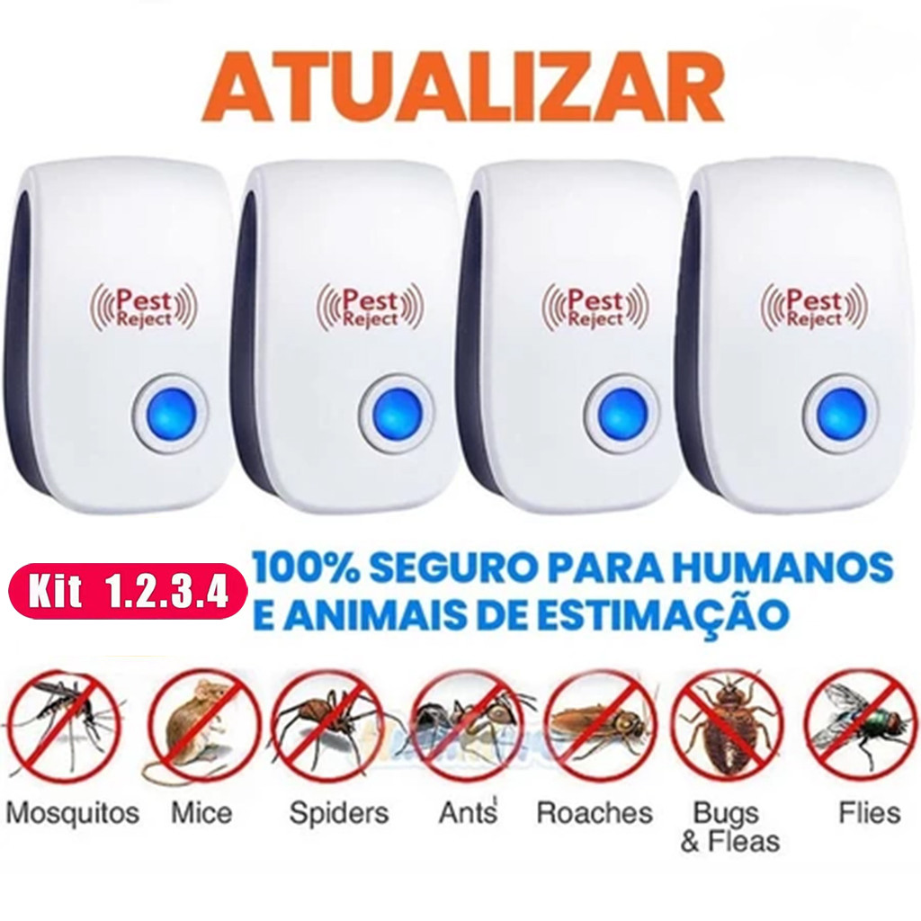 Repelente Eletrônico Ultrassônico Mosca  Pernilo