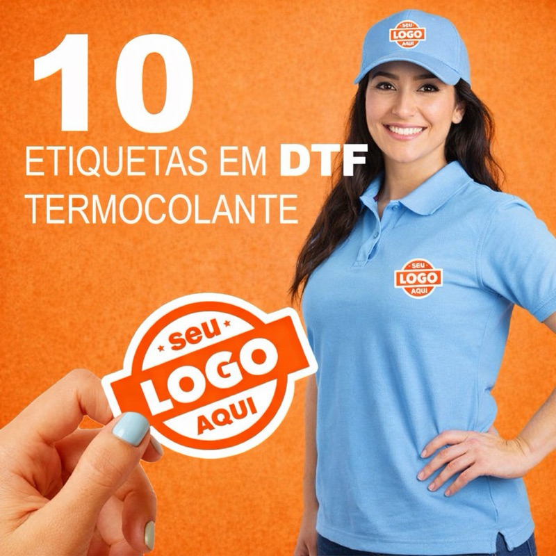 Etiqueta DTF Personalizada | Logo Termocolante par