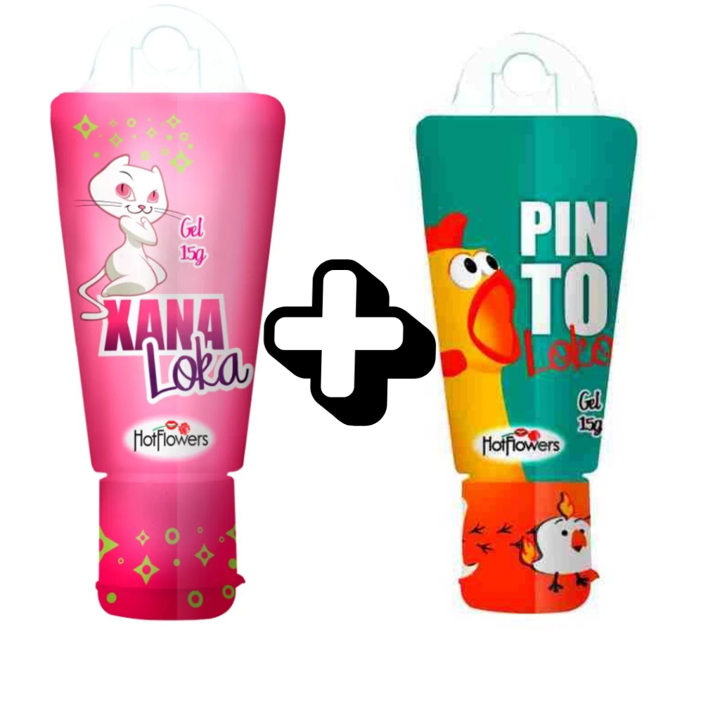 Xana Loka Gel Feminino + Pinto Loko Gel Lubrifican