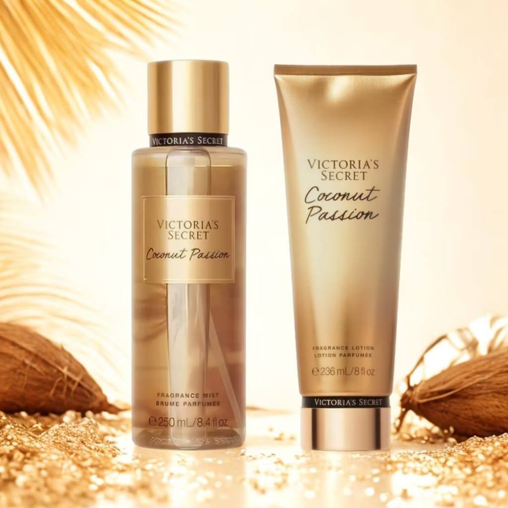 Kit Body Splash + Loção Hidratantee Coconut Pass