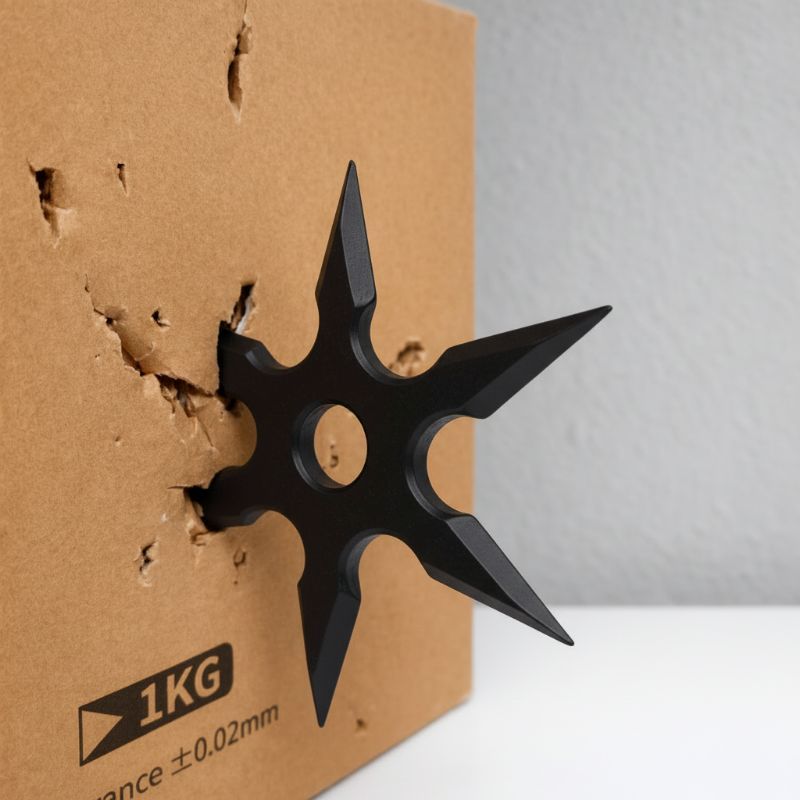 Estrela Shuriken 6 Pontas – Impressão 3D