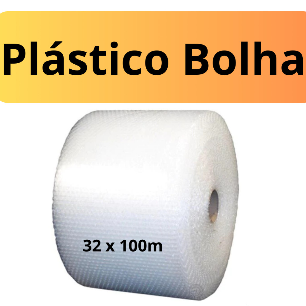 Plástico Bolha Bobina 32cm X 100metros E-Commerce