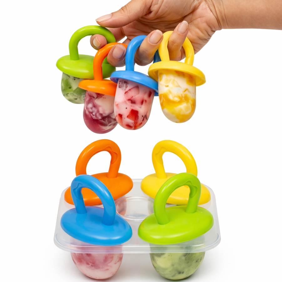 Kit Forma Para Picolé Infantil Bebê Buba Forminh