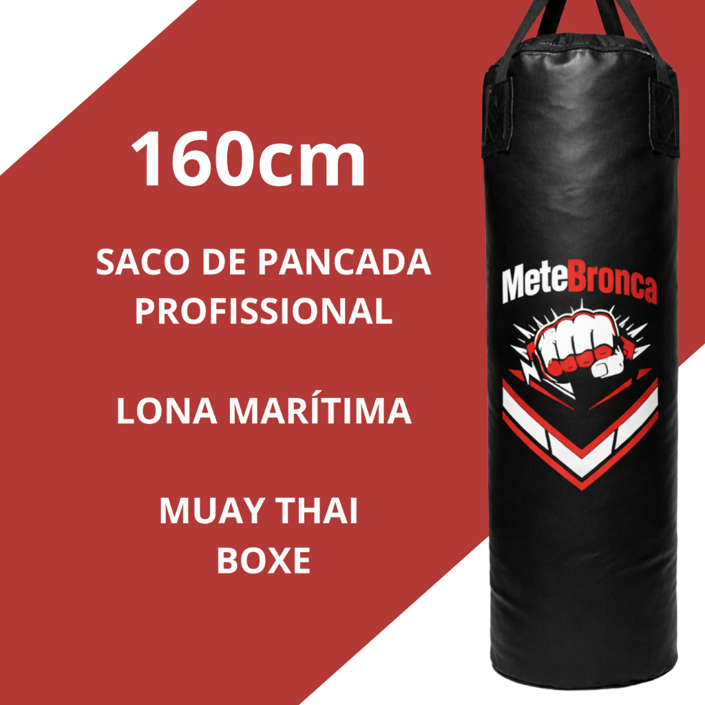 Saco de Pancada 160cm Profissional Boxe Muay Thai 