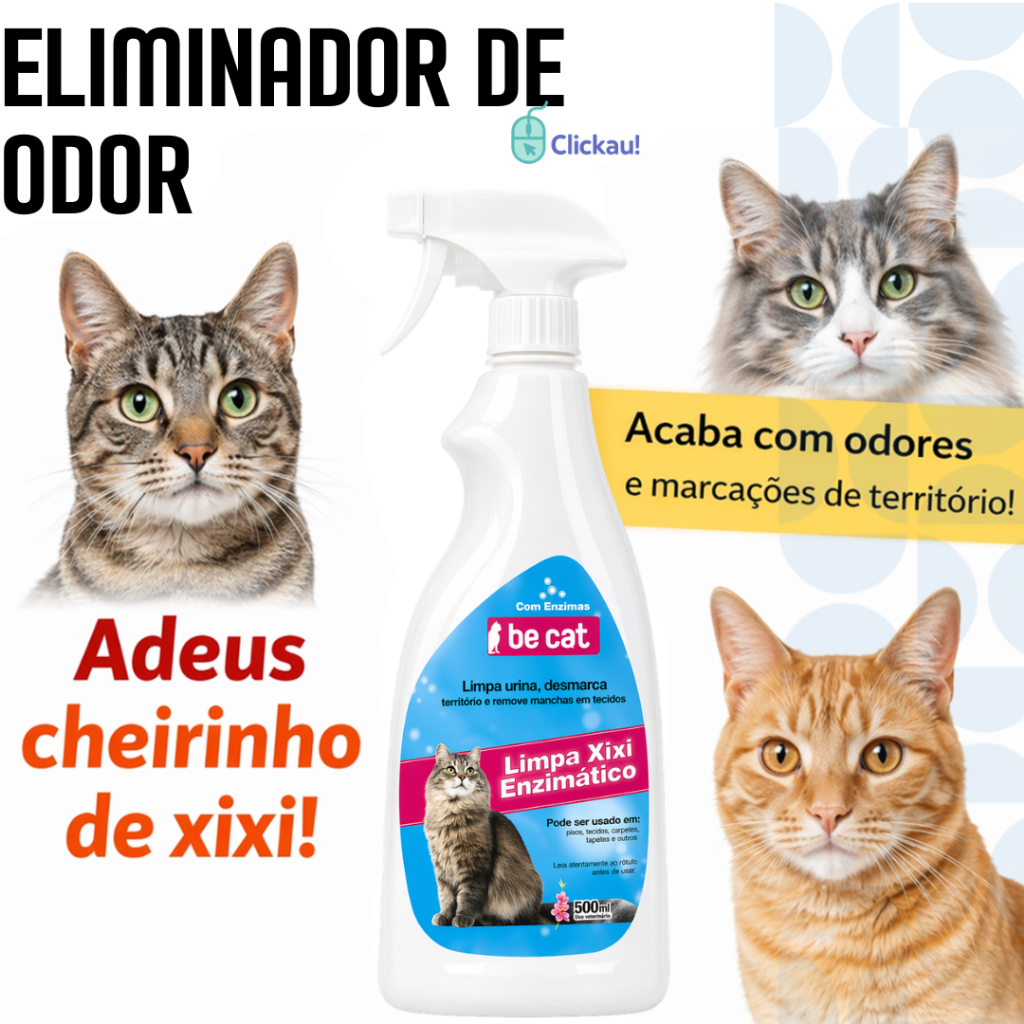 Limpa Xixi Enzimático Removedor de Odor e Desmarc