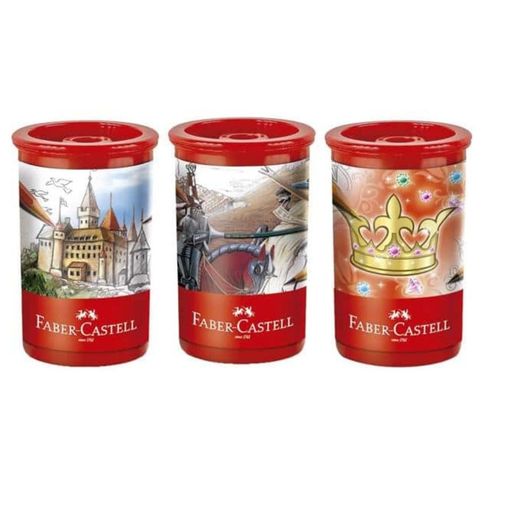 APONTADOR FABER CASTELL C/DEPOSITO TUBO 123PLZF SU
