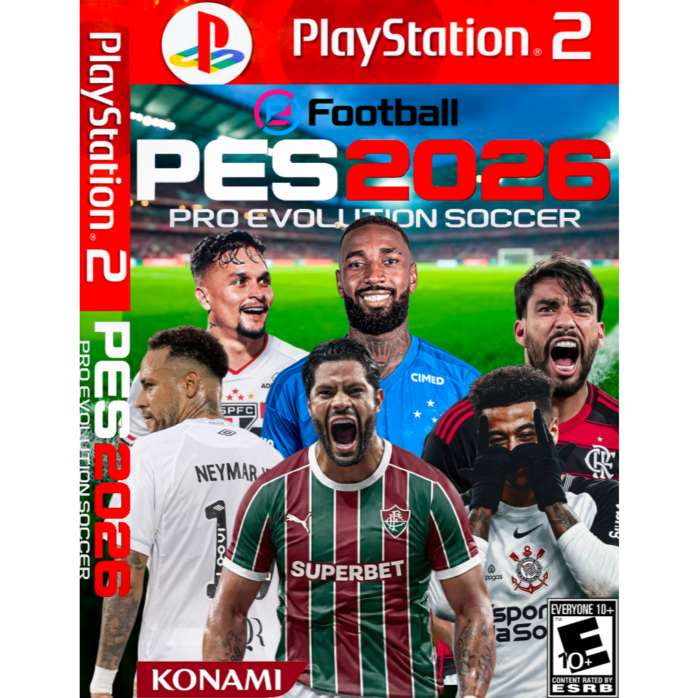 PES 2026 Patch 100% Atualizado PS2