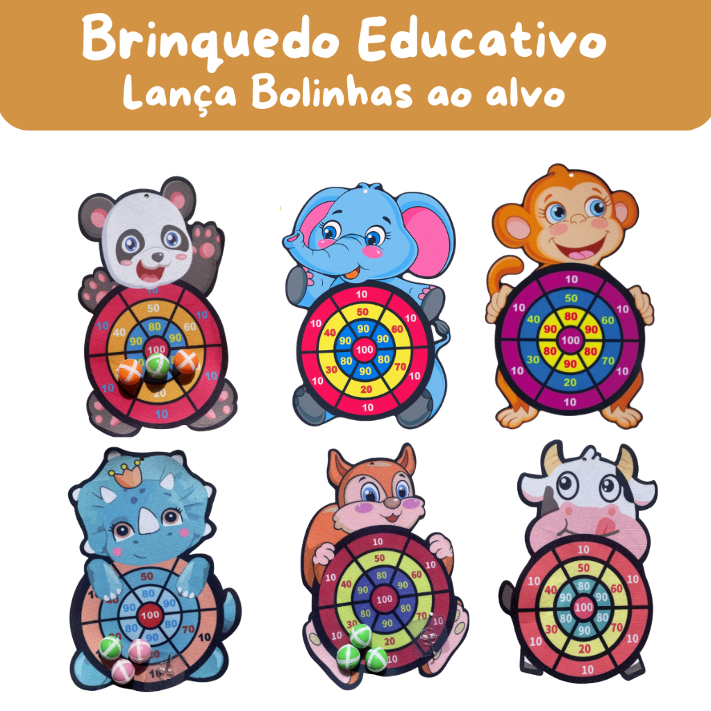 Jogo Educativo Infantil Tiro ao Alvo com Bolinhas 