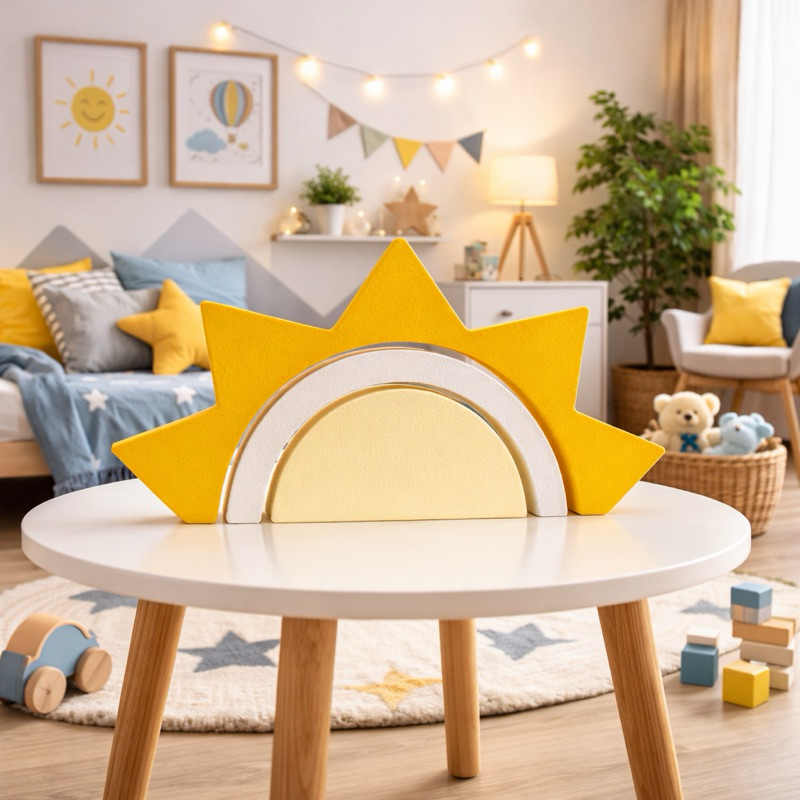 Sol Decorativo Infantil em 3D | Enfeite Unissex pa
