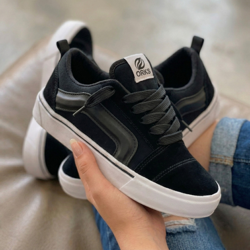 Tenis Masculino Feminino KNW Estiloso Skatista Aca