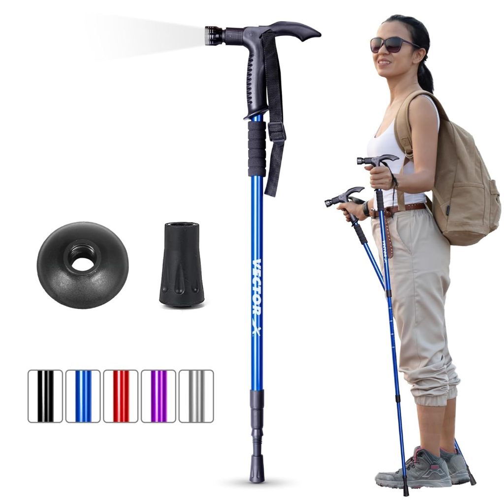 Bastões de Caminhada Ajustáveis com Absorção, 