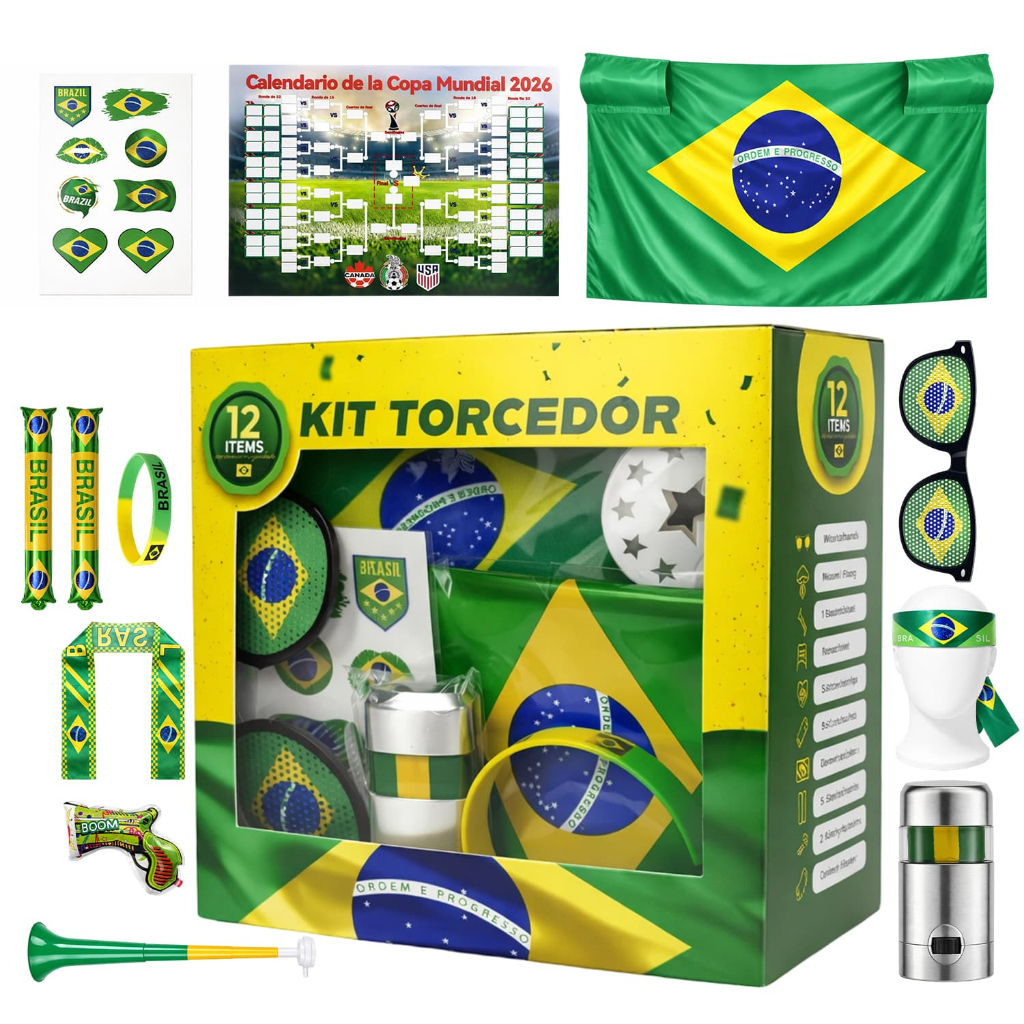 Virgínia RecomendadoKIT TORCEDOR Combo de torcida