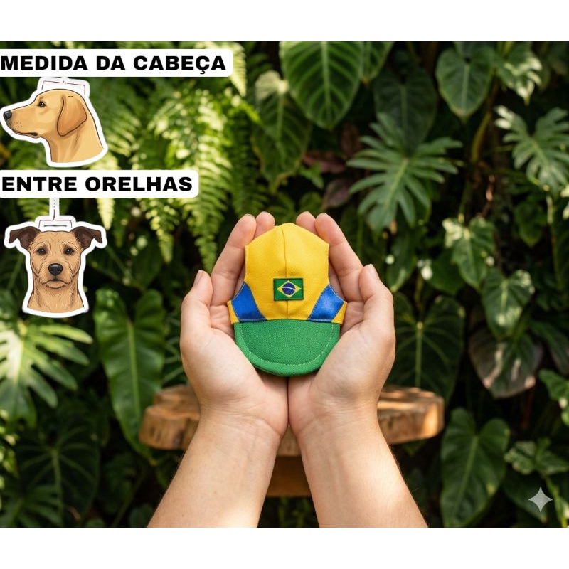Boné pet com regulador Copa do Mundo 2026 Brasil 