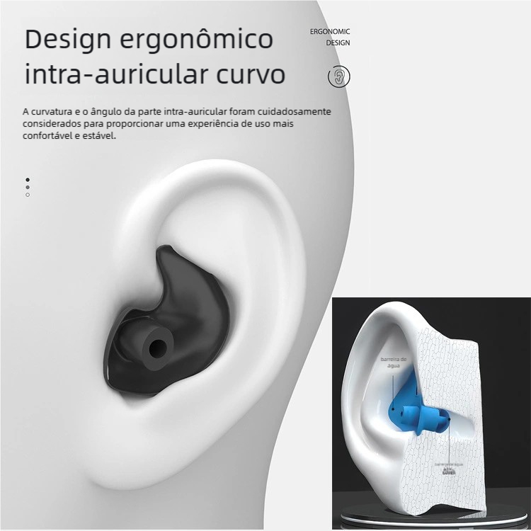 Protetor de Ouvido para Natação – Silicone