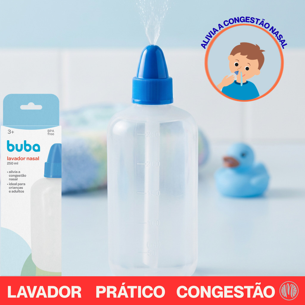 Lavador Higienizador Nasal Buba Infantil Adulto Si