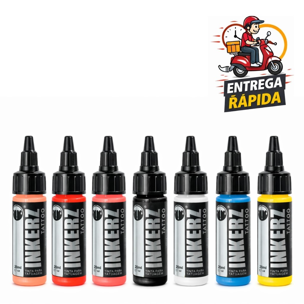 Tinta para tatuagem inkerz profissional 20 ml core