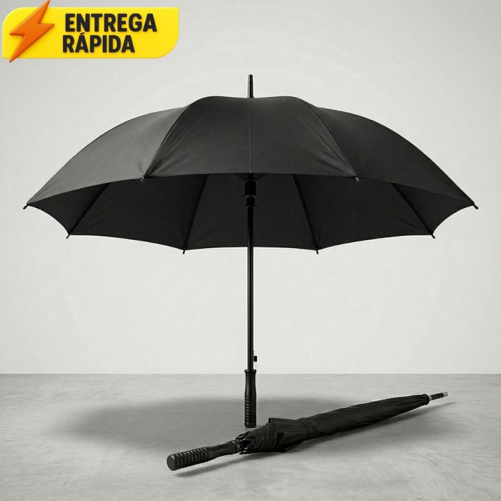 Guarda-chuva grande duplo extra grande reforçado 
