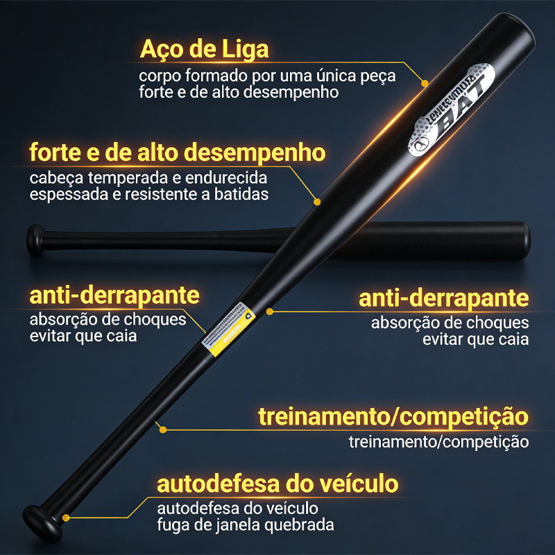 Taco de Beisebol 28/32 Aço de Liga Espessado R