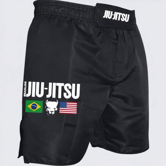 Short Jiu Jitsu No Gi Brasil EUA Masculino Treino 
