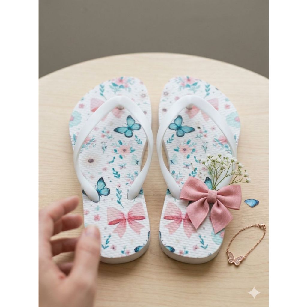 Chinelo Infantil Feminino Meninas Flor Confortáve