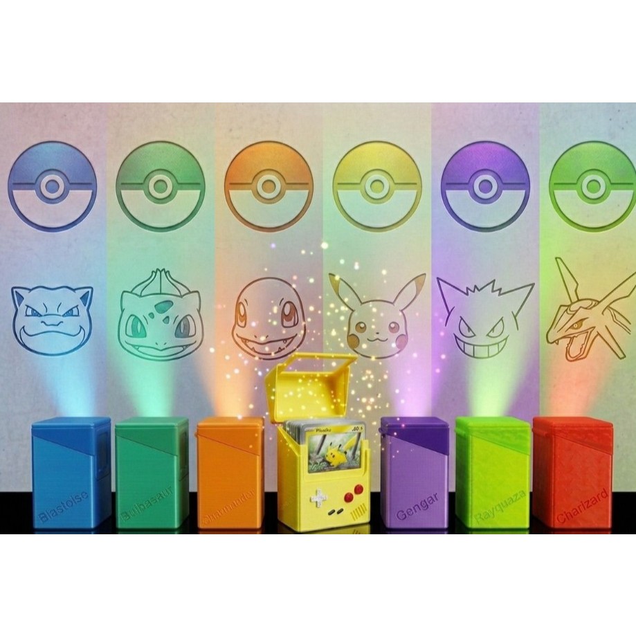 Deck Box Pikachu – Cartas Pokémon TCG ̵