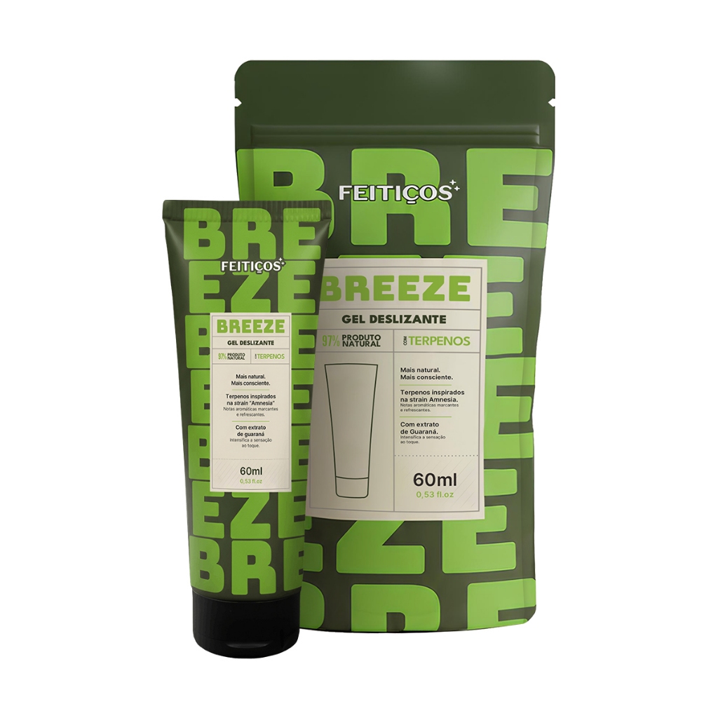 Gel Lubrificante Breeze Deslizante Com Terpenos 60